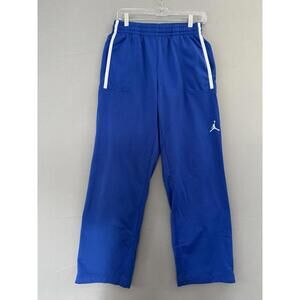 Air Jordan Blue Warm Up Sweatpants Mens Small S Drawstring Embroidered Jumpman